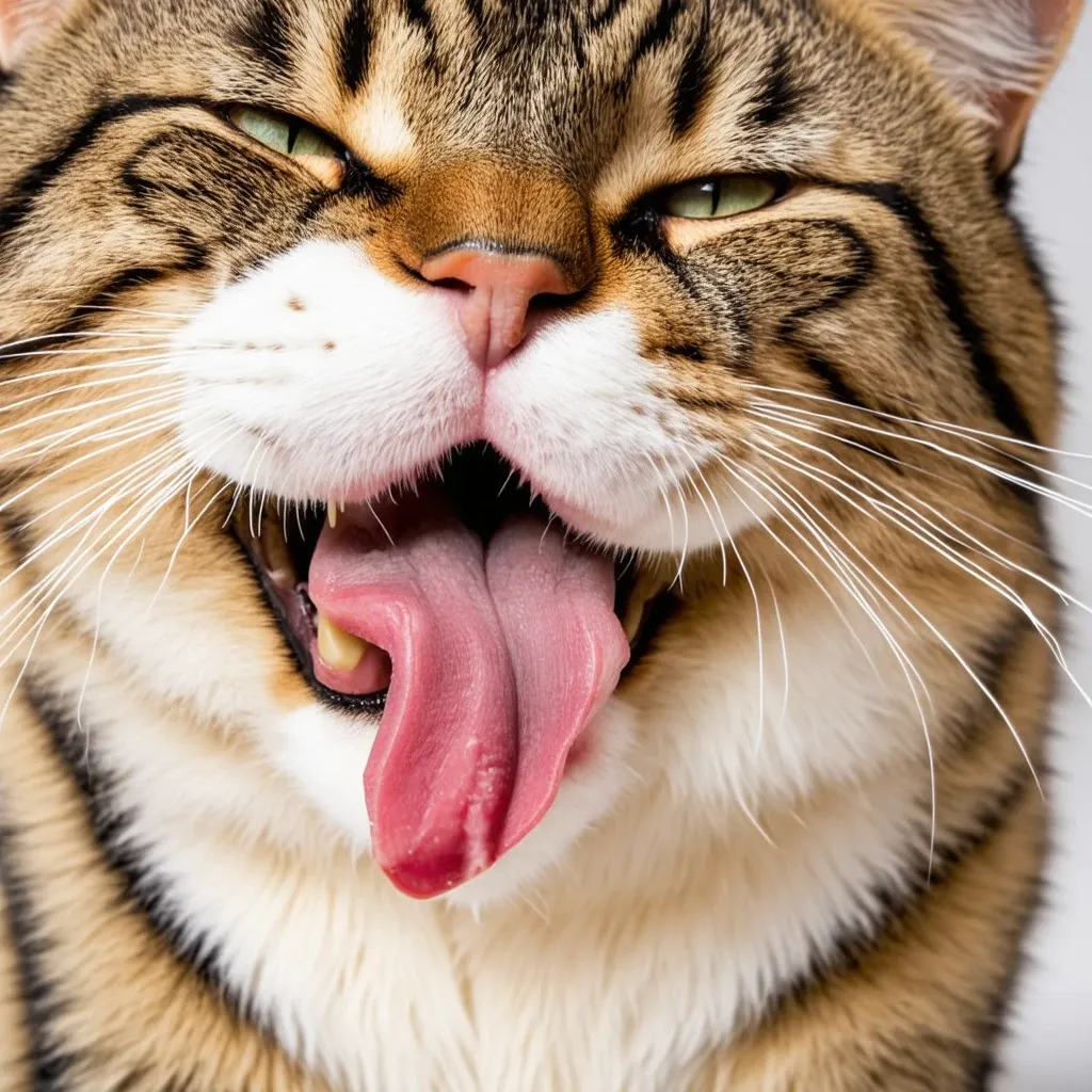 A cat grooming itself