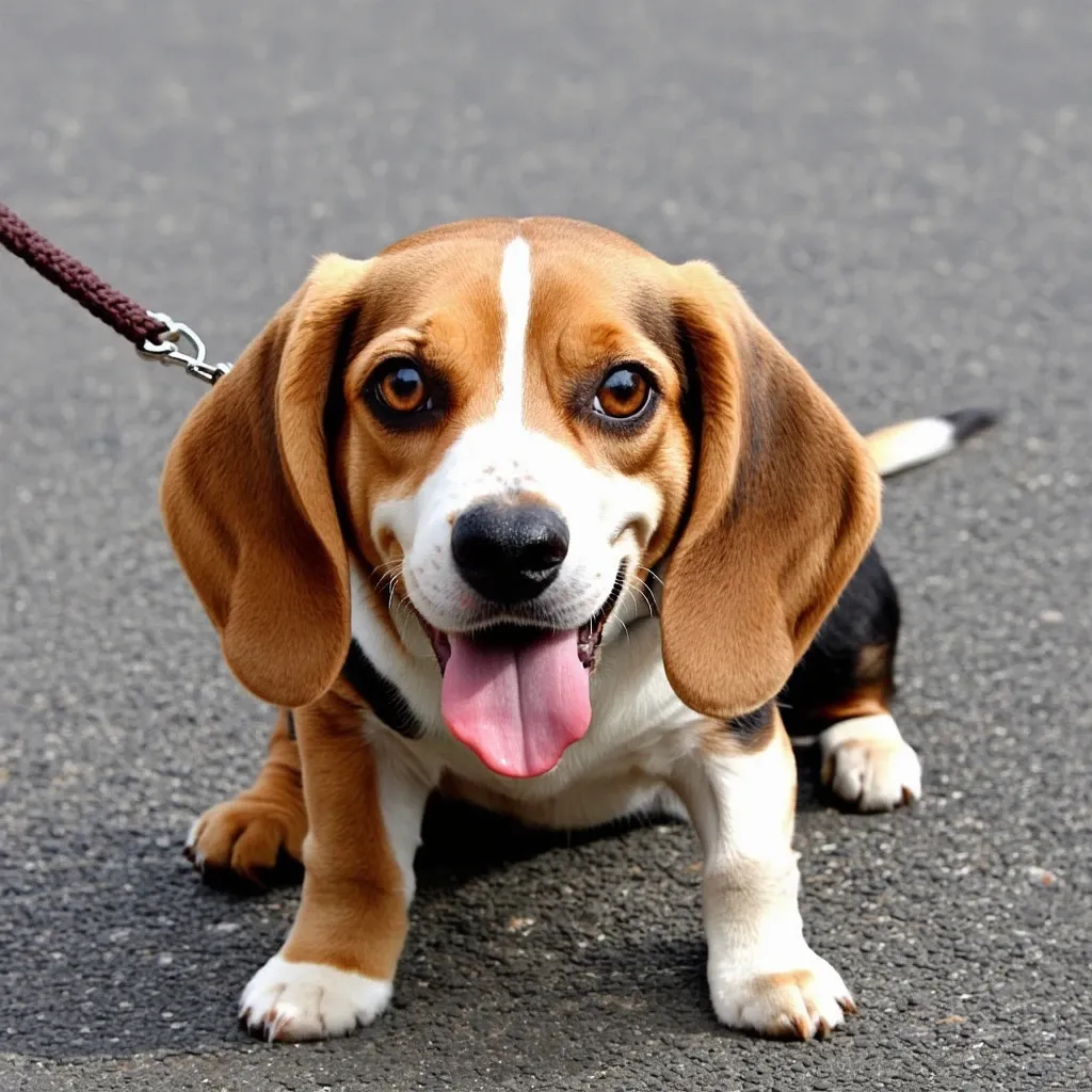 A photo of a Beagle, one of the most disobedient dog breeds