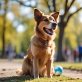 A happy dog