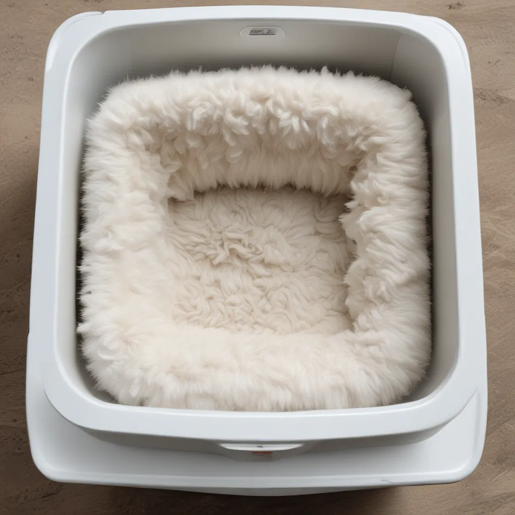 Image of a clean litter box