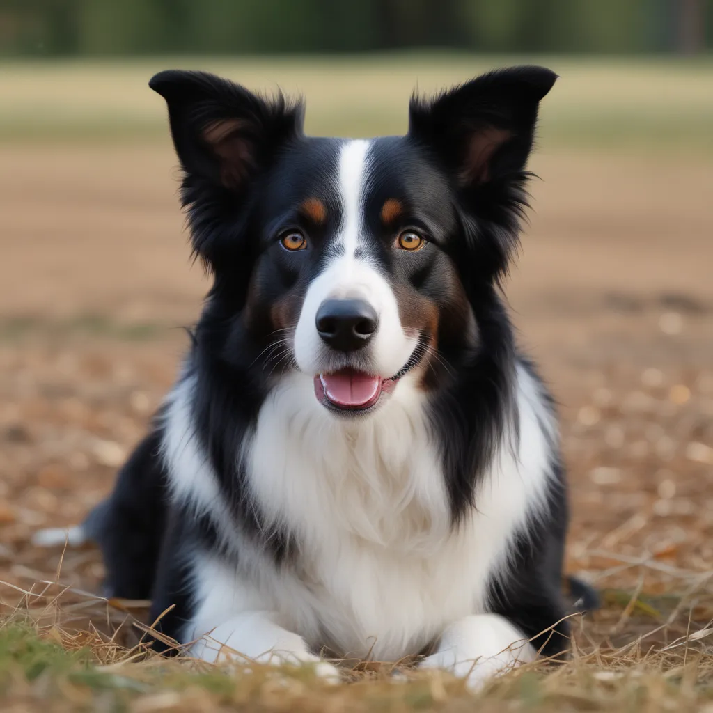 A Border Collie, one of the smartest dog breeds