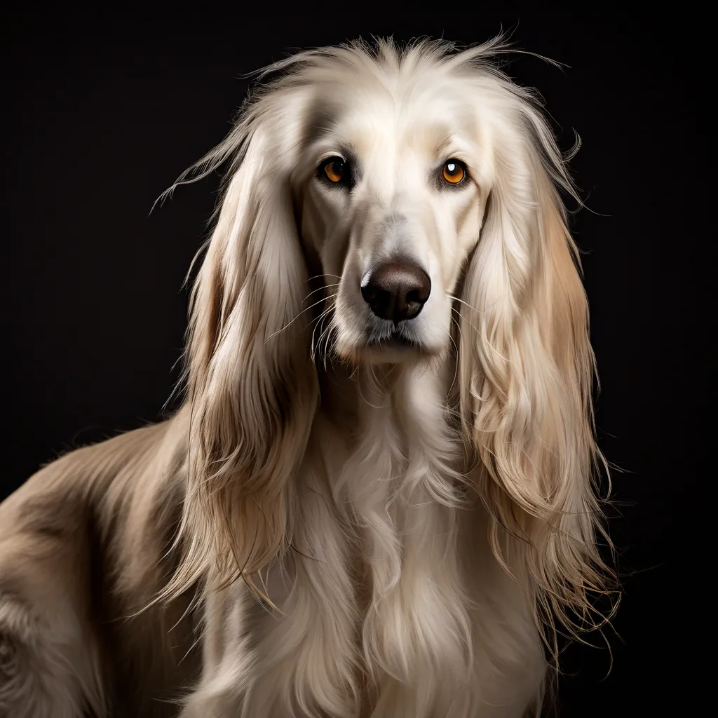 A beautiful Afghan Hound