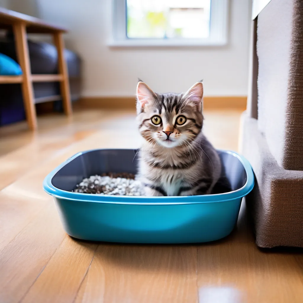 A clean litter box is a happy litter box