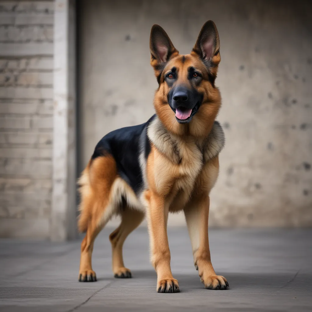 A photo of a German Shepherd